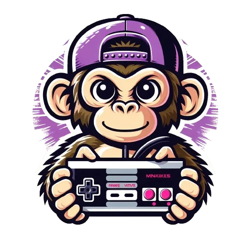 Logo the retro monkey